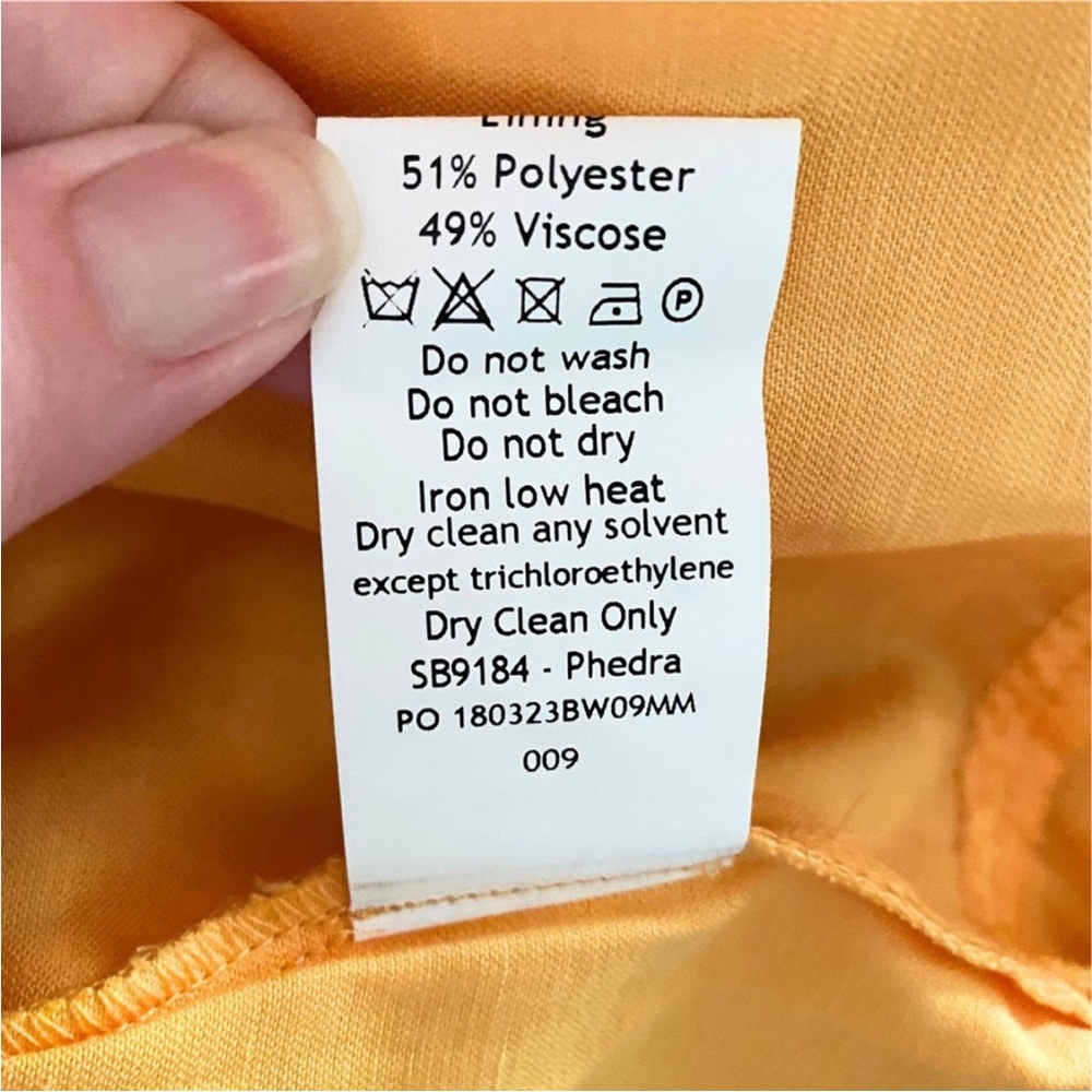 NEW House of CB Phedra Dress Warm Apricot Small - Picture 17 of 17